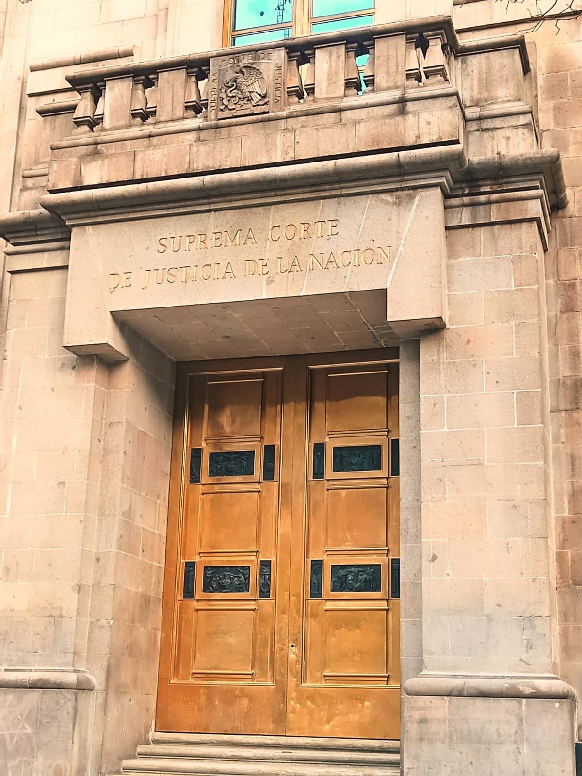 Entrada de la Suprema Corte de Justicia de la Nación